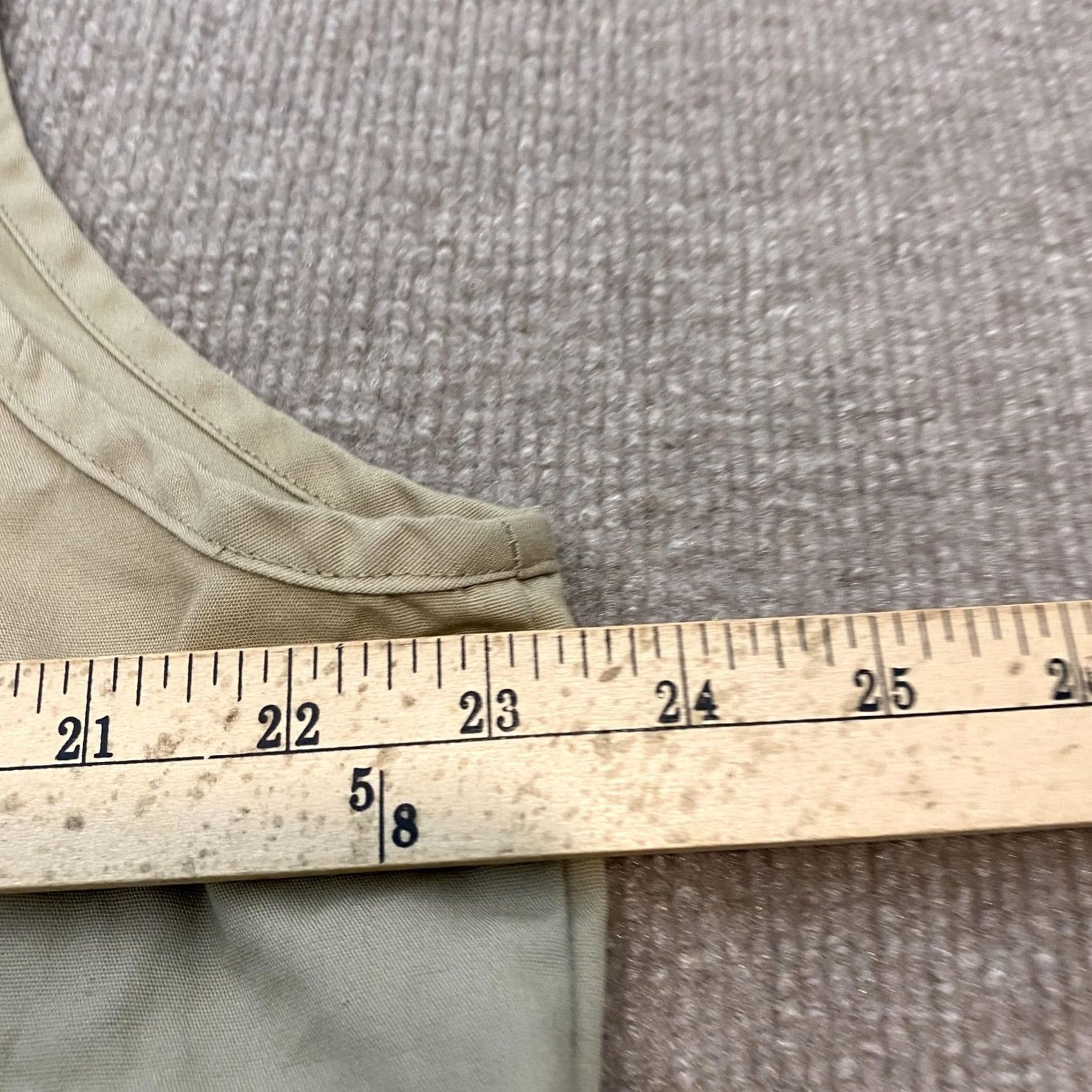 Vintage Field & Stream Vest Mens Large Beige Canvas Utility Fishing Hunting Pockets Size US L / EU 52-54 / 3 - 7 Thumbnail