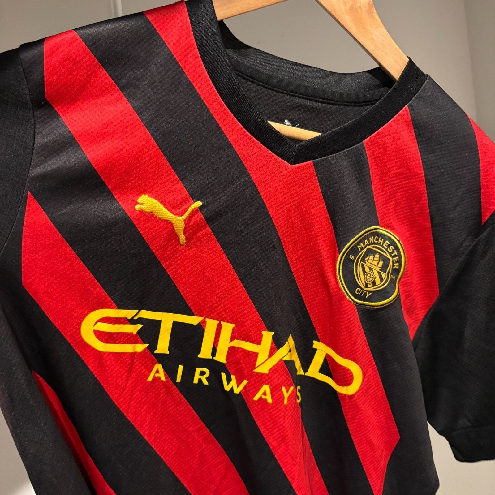Puma Puma Manchester City 2022/2023 Away Soccer Jersey L Size US L / EU 52-54 / 3 - 2 Thumbnail