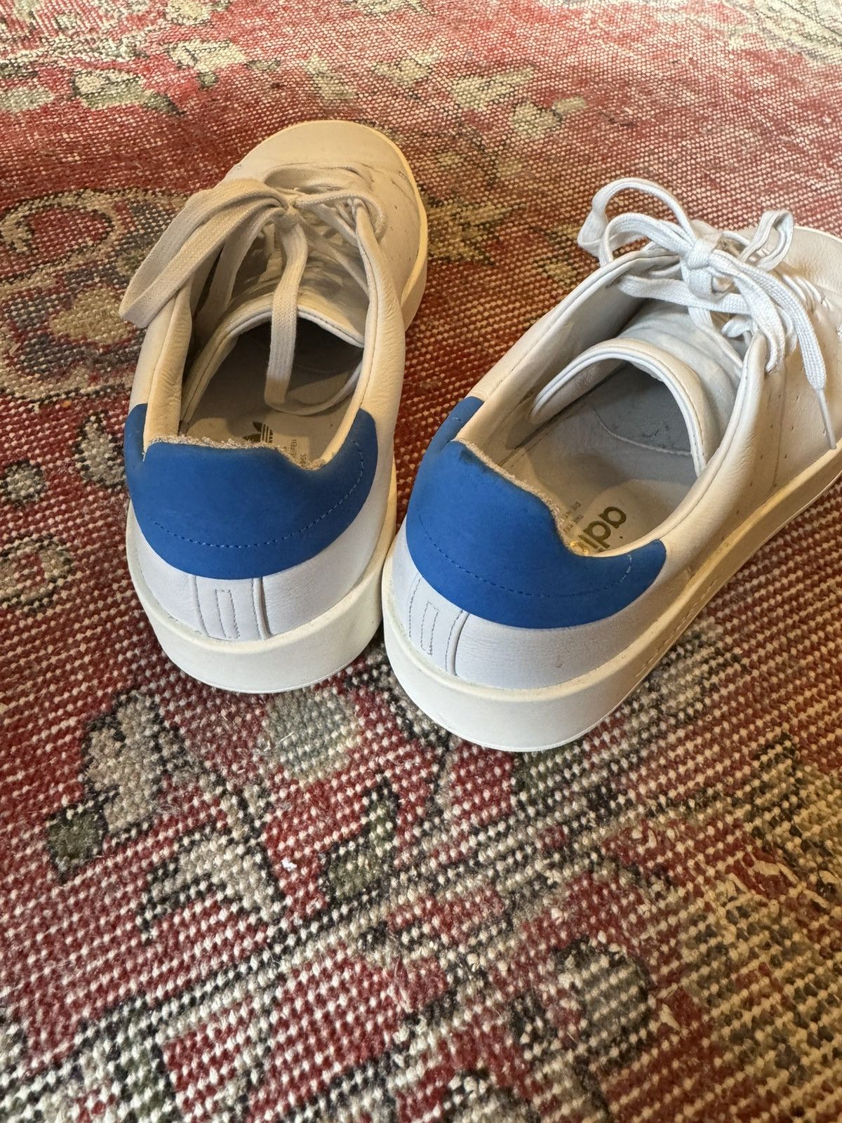 Adidas Stan Smith Recon Shoes - White / Blue Size US 9.5 / EU 42-43 - 2 Thumbnail