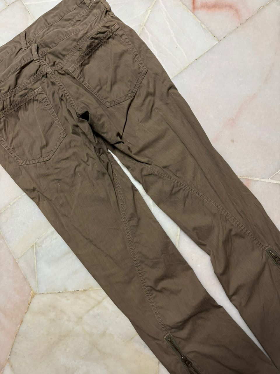 PPFM 💥Double Waist💥Vintage Ppfm Double Waist Spiral Leg Zipper Size US 29 - 22 Thumbnail