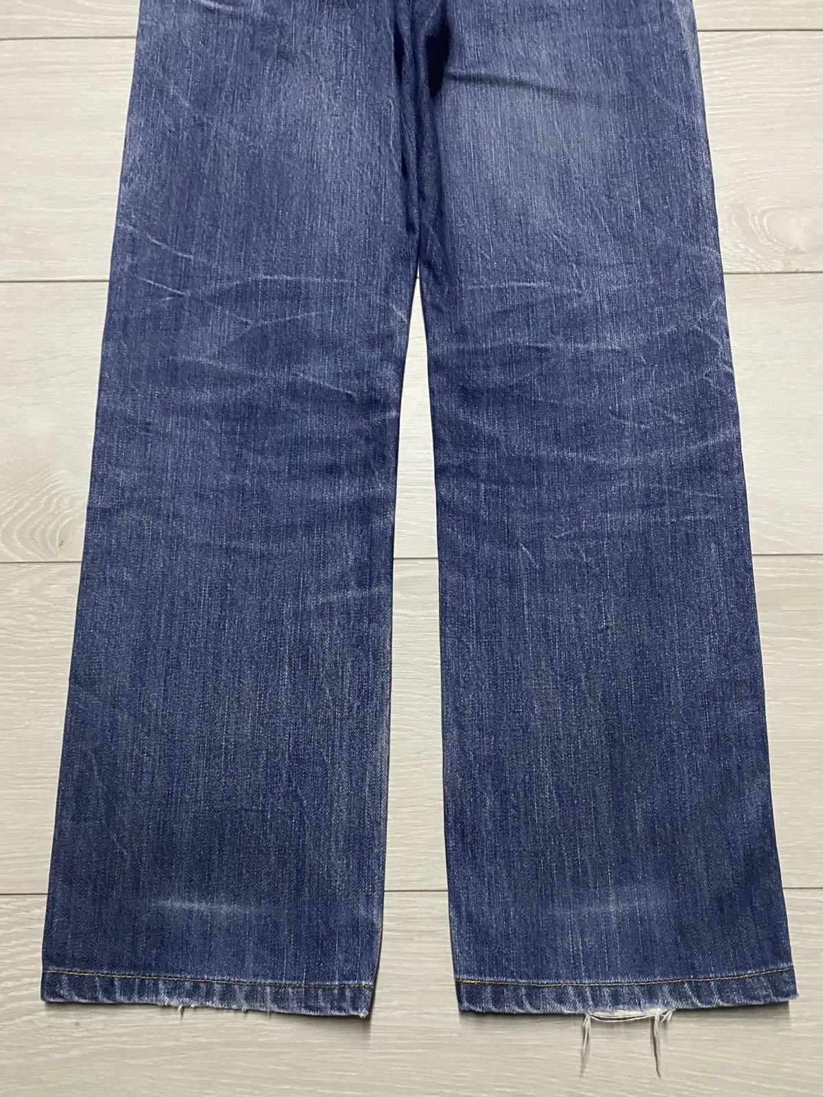 Japanese Brand Vintage Japanese Brand Uniqlo S-002 Blue Faded Wash Jeans Size US 28 / EU 44 - 6 Thumbnail