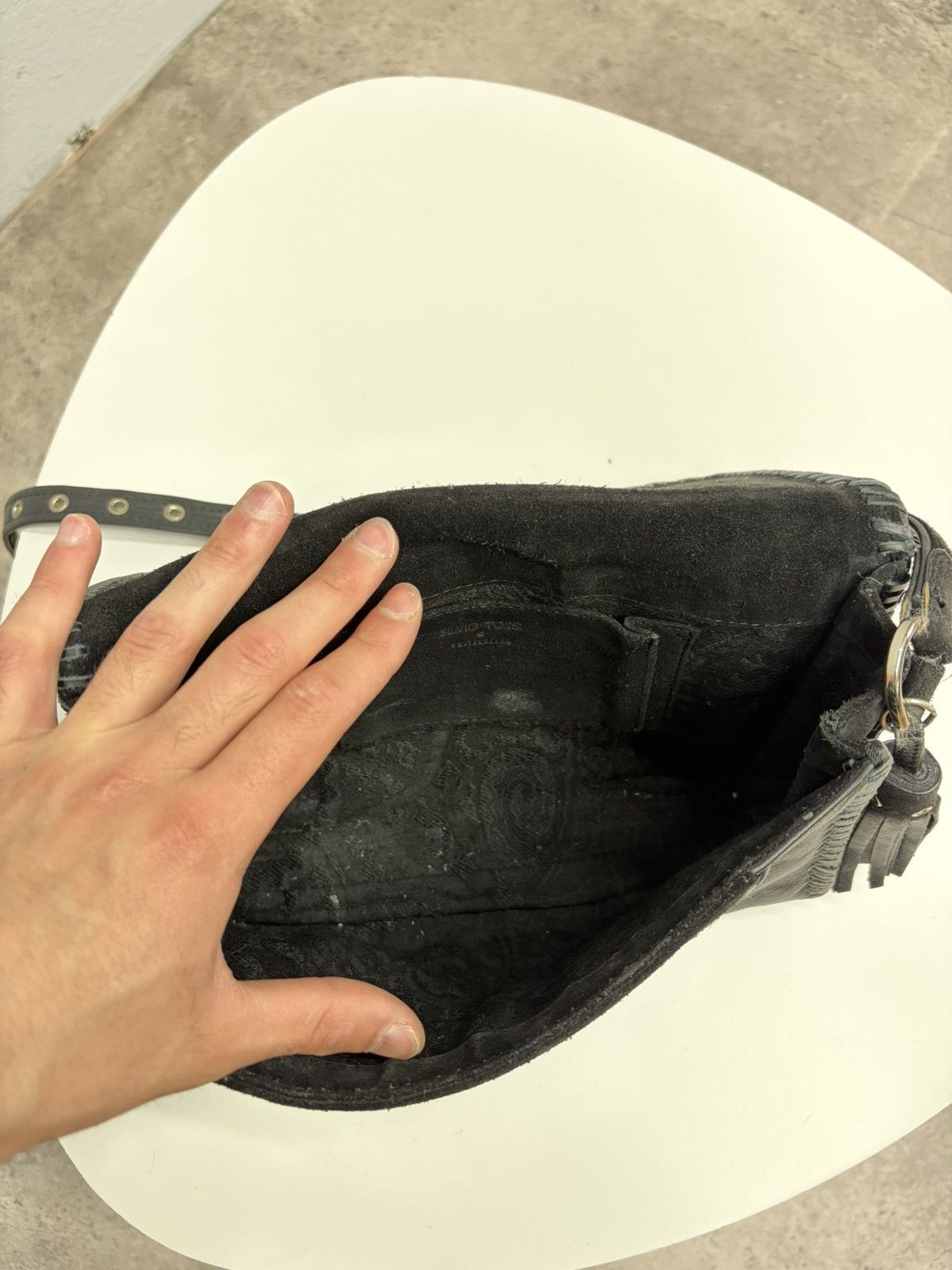 If Six Was Nine KMRii Style Archive Leather Shoulder Bag Punk Boho Y2K Size ONE SIZE - 15 Thumbnail