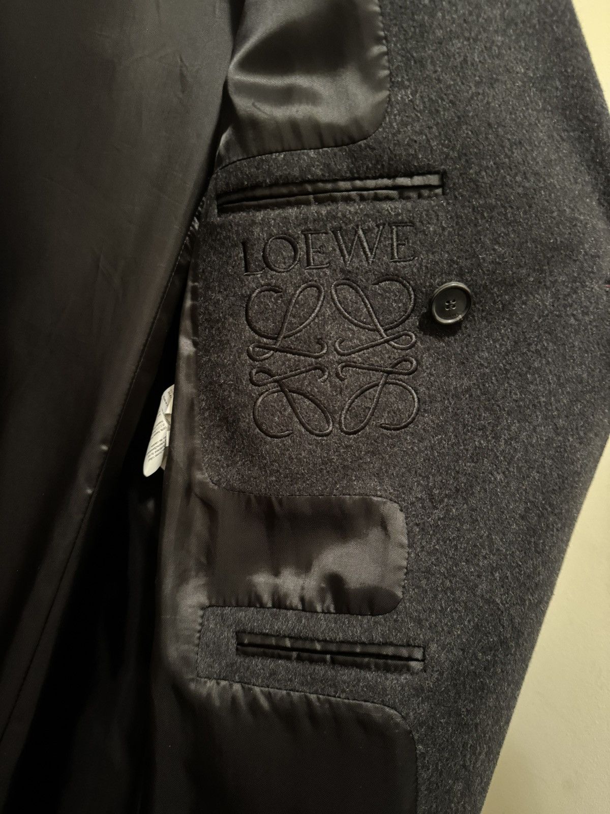 Loewe Loewe Grey Wool Cashmere Coat Size US M / EU 48-50 / 2 - 7 Thumbnail