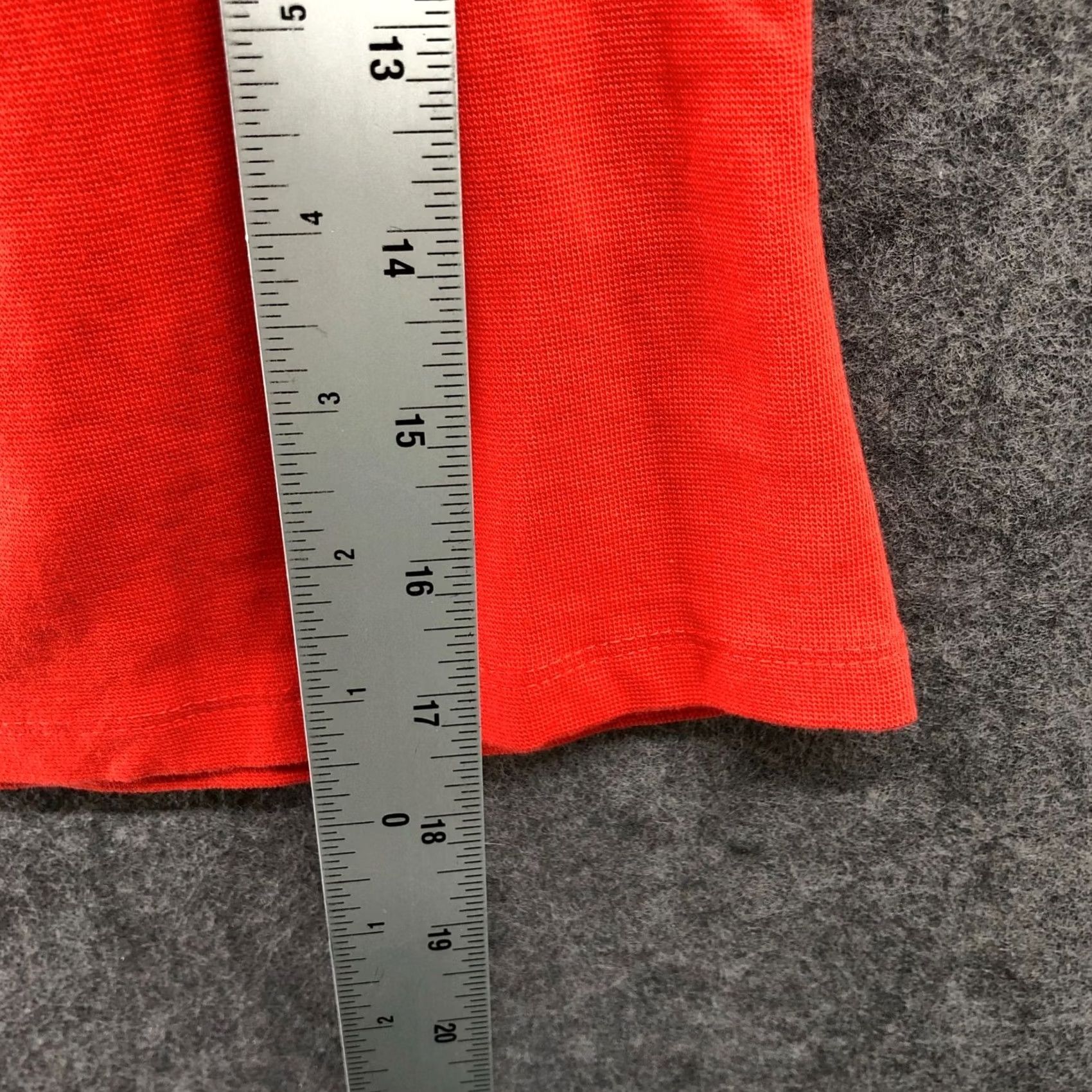 United Colors Of Benetton United Colors Of Benneton Off Shoulder Ruffle Top Womens L Red Cropped Cotton Blouse Sleeveless Knit Spring Summer Casual Size L / US 10 / IT 46 - 5 Thumbnail