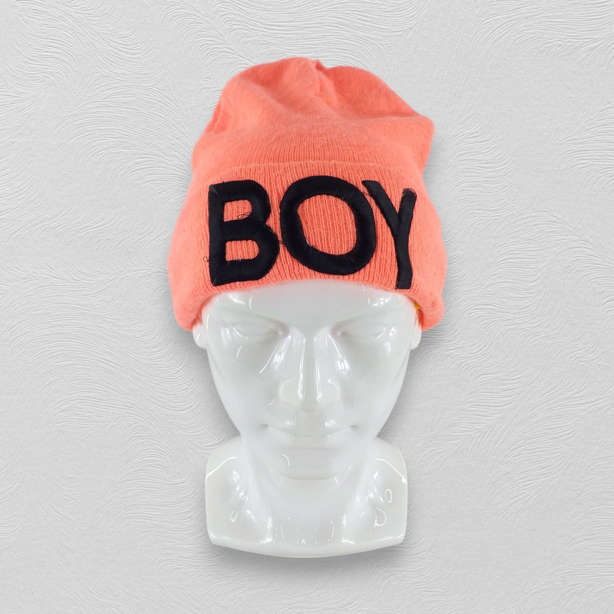 Japanese Brand Boy Spell Out Embroidery Snow Cap Beanie Hat -BN250 Size ONE SIZE - 1 Thumbnail