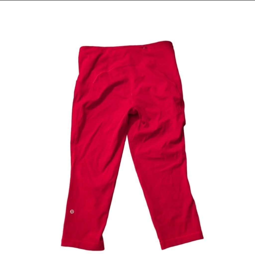 Lululemon Lululemon Swift Speed High-Rise Crop 21" Dark Red Size 12 Size 34" / US 12 / IT 48 - 10 Thumbnail