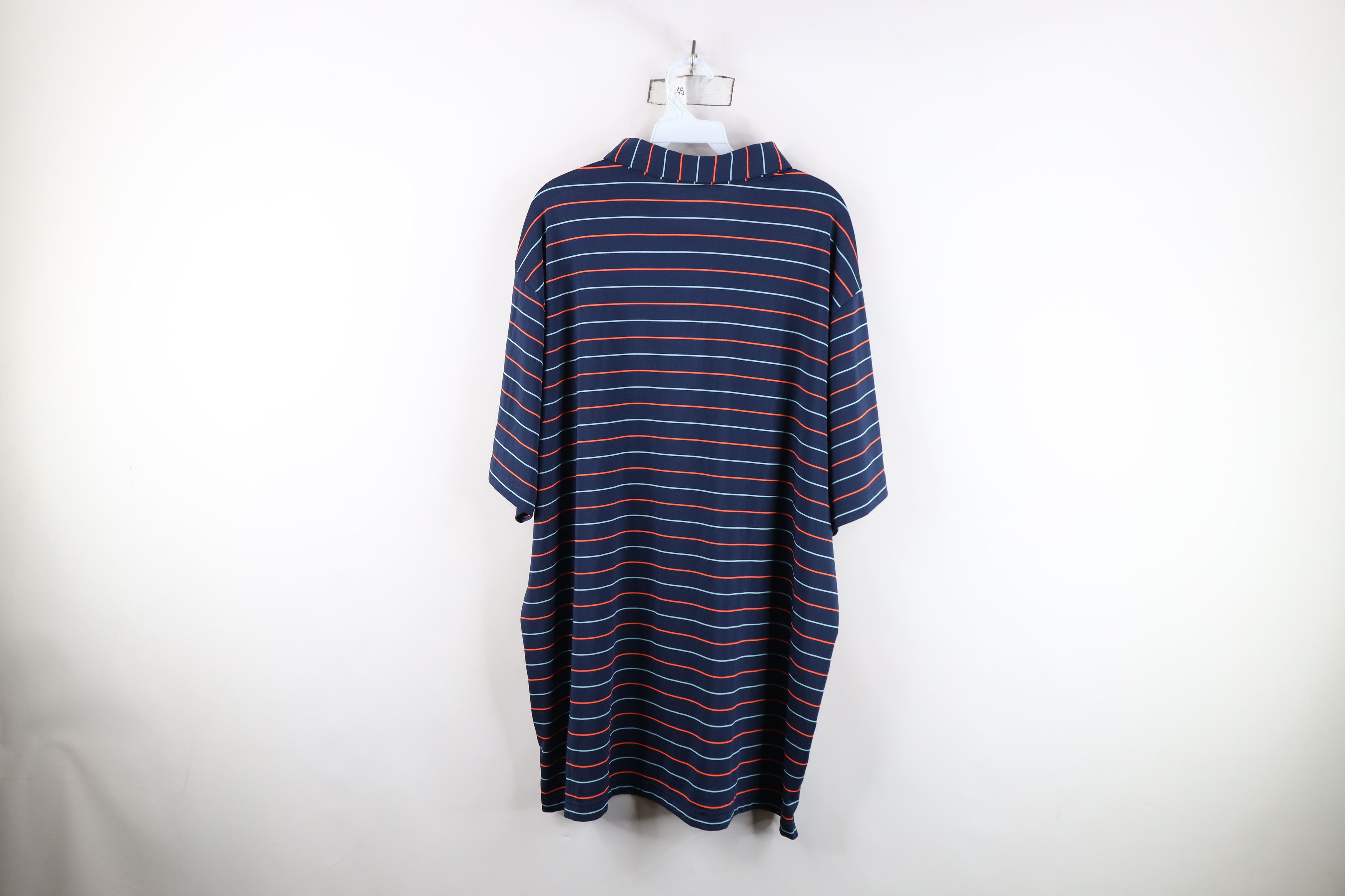 Under Armour New Under Armour HeatGear Striped Golf Golfing Polo Shirt Size US XXL / EU 58 / 5 - 11 Thumbnail