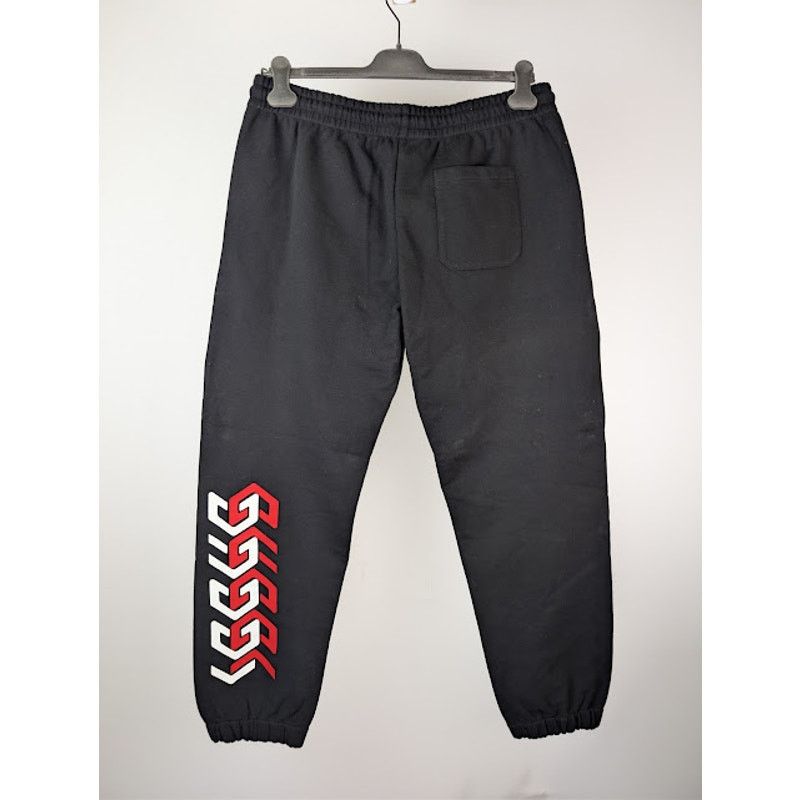 Gucci o1rshd1 Light Felted Cotton Jersey Jogging Pant in Black Size US 38 / EU 54 - 1 Thumbnail