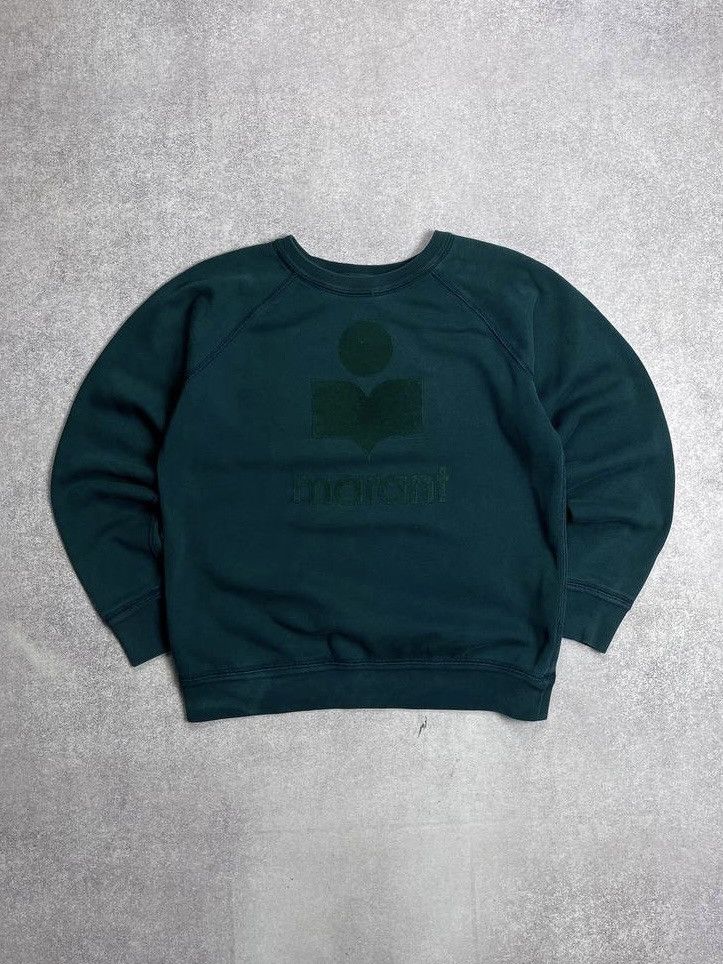 Isabel Marant Vintage Isabel Marant Big Logo Boxy Sweatshirt L Size US L / EU 52-54 / 3 - 1 Thumbnail