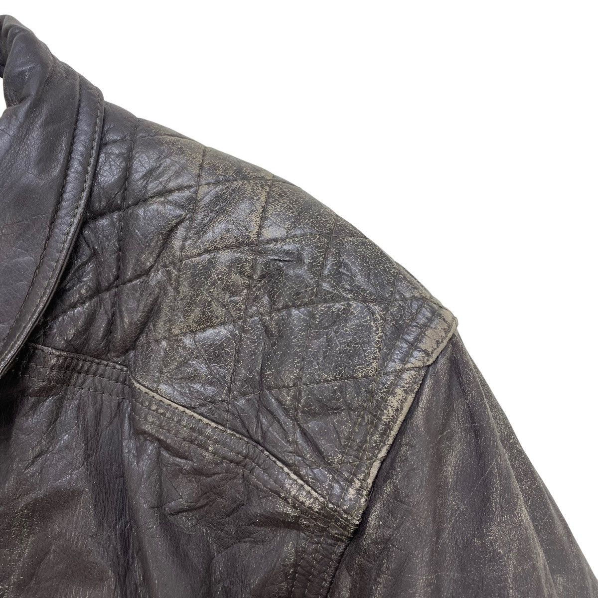 Sears 🗣️Vintage 90s Sears Leather Jacket Size US M / EU 48-50 / 2 - 6 Thumbnail