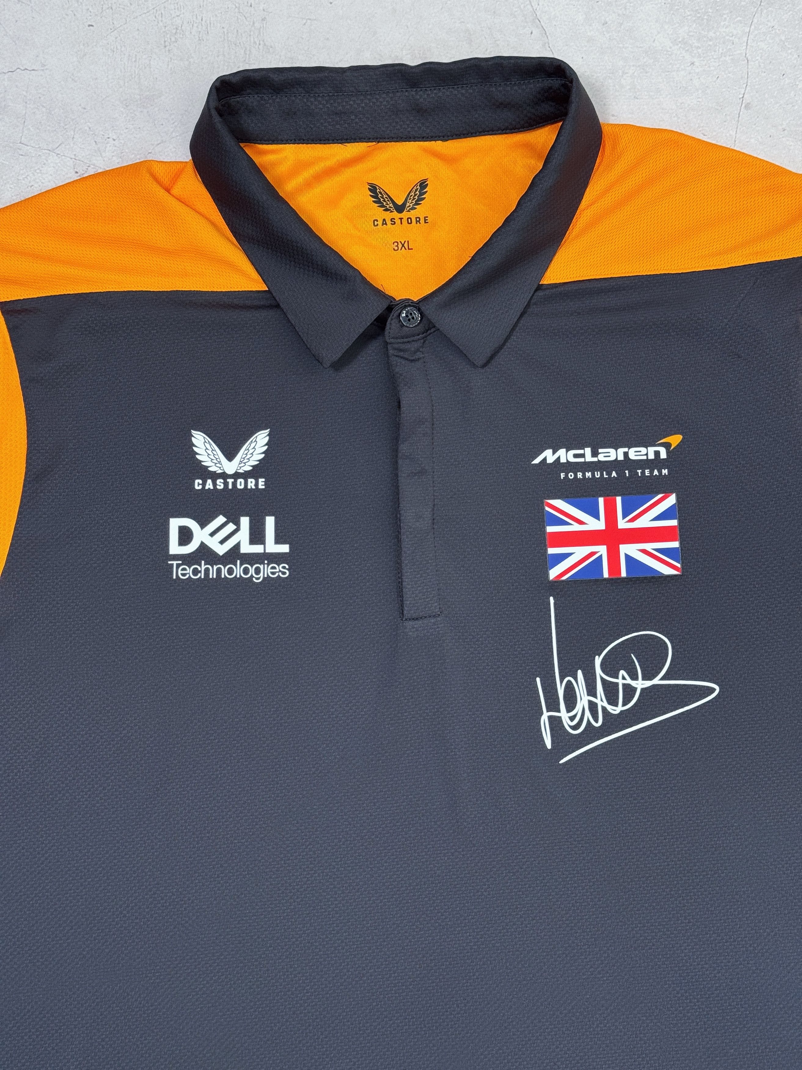 Formula 1 McLaren F1 Racing Team Polo T-Shirt #4 Norris by Castore Size US XL / EU 56 / 4 - 3 Thumbnail