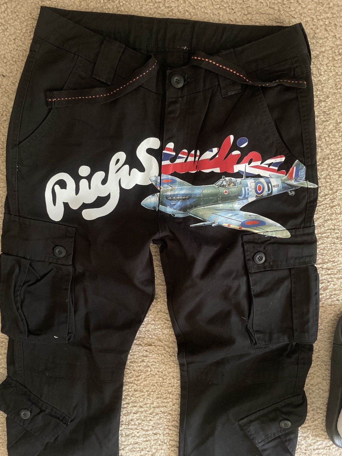 Japanese Brand Rich Studios RAF Cargo Pants Size US 32 / EU 48 - 2 Thumbnail