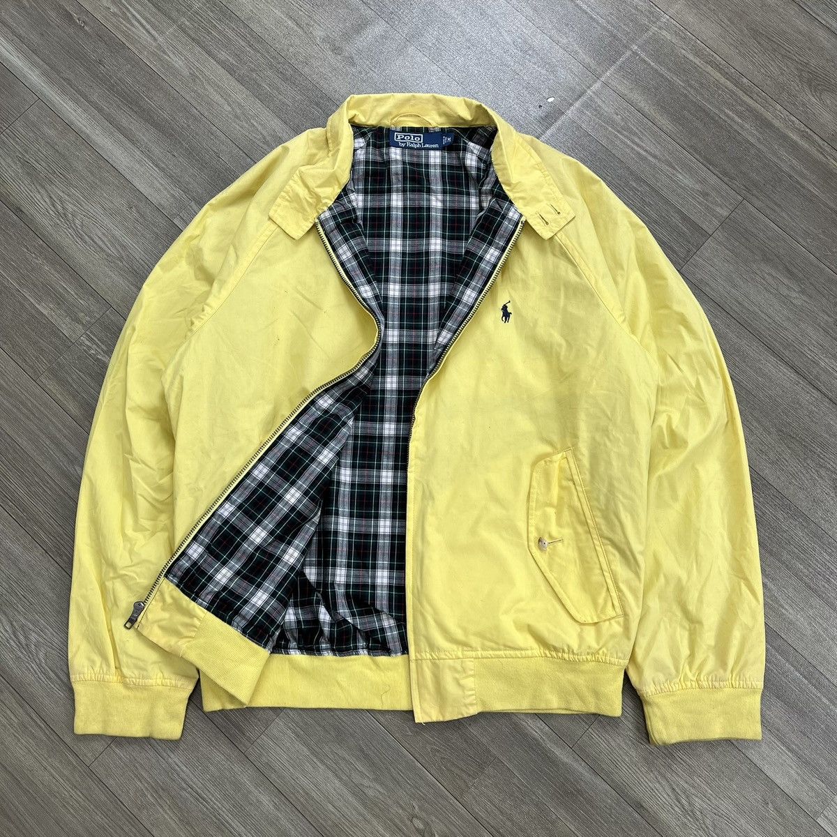 Polo Ralph Lauren Vintage Polo Ralph Lauren Plaid Tartan Harrington Jacket Size US M / EU 48-50 / 2 - 1 Thumbnail