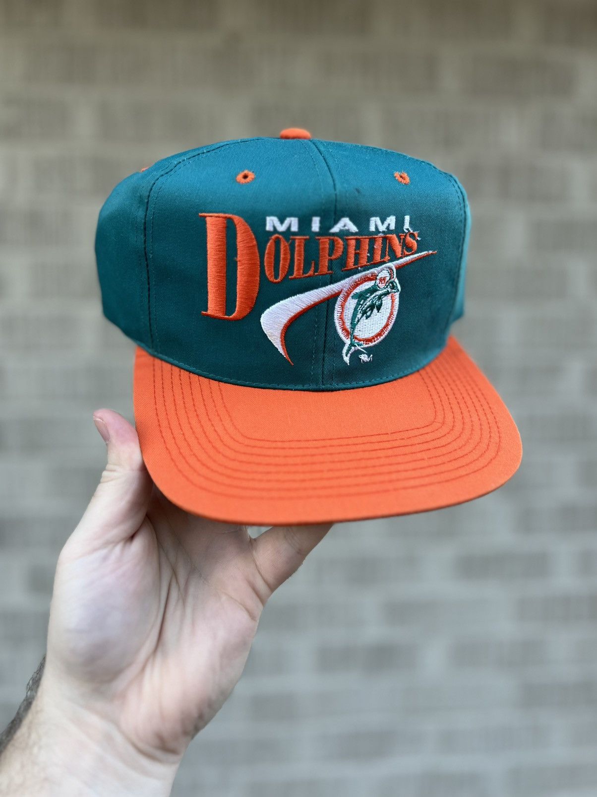 Sports Specialties Vintage 90’s Miami Dolphins 🐬 NFL SnapBack Hat Size ONE SIZE - 1 Thumbnail