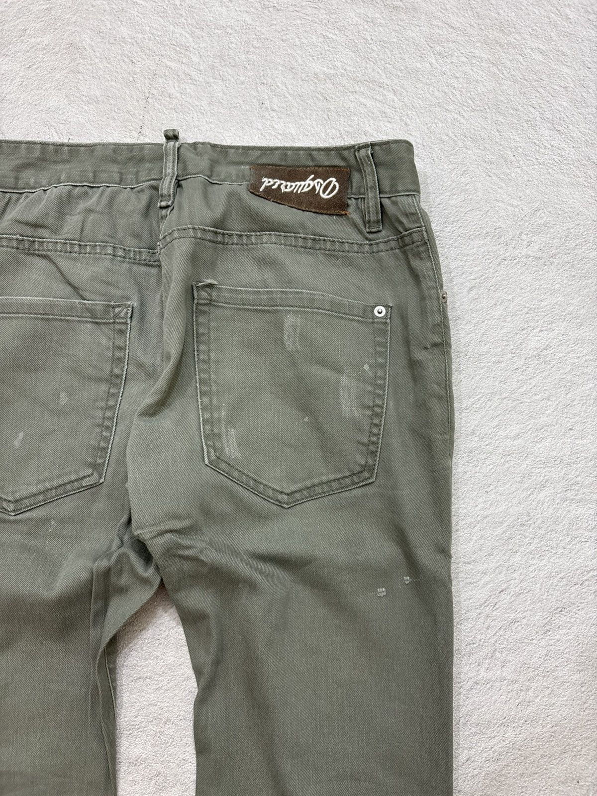 Helmut Lang 2000s Dsquared distressed denim pants y2k style Size US 30 / EU 46 - 7 Thumbnail