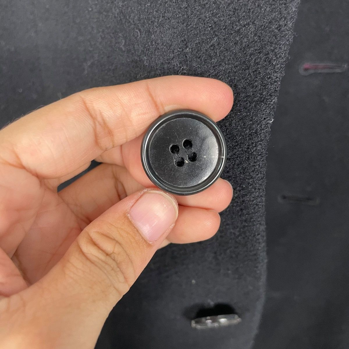 Issey Miyake Issey Miyake x Sunao Kuwahara Black Wool Long Coat Size M / US 6-8 / IT 42-44 - 15 Thumbnail