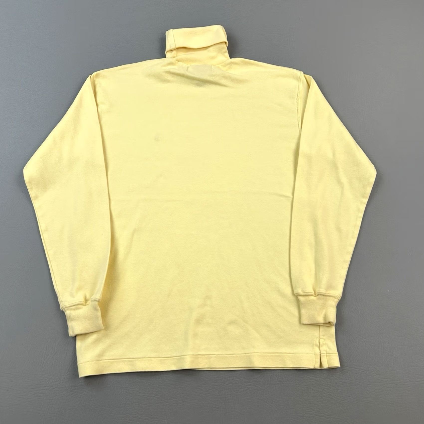 Ralph Lauren VINTAGE Ralph Lauren Shirt Mens Small Yellow Long Sleeve Turtleneck Preppy 90s Size US S / EU 44-46 / 1 - 6 Thumbnail
