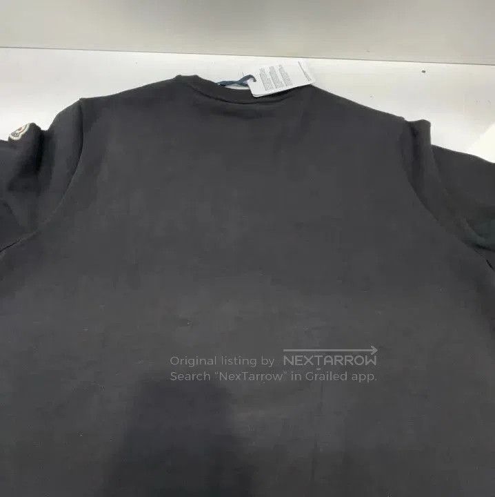 Moncler Moncler SS23 Men's Solid Letter Print Sweatshirt. Size US XL / EU 56 / 4 - 7 Thumbnail