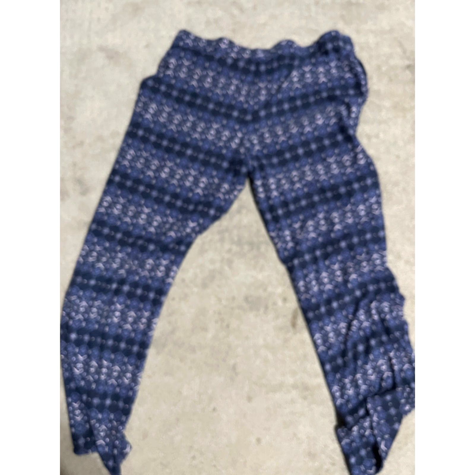 Eddie Bauer VINTAGE Eddie Bauer Sleepwear Pajama Pants Women L Blue Fair Isle Thermal PJ (Adult) Womens Size 36" / US 14 / IT 50 - 3 Thumbnail