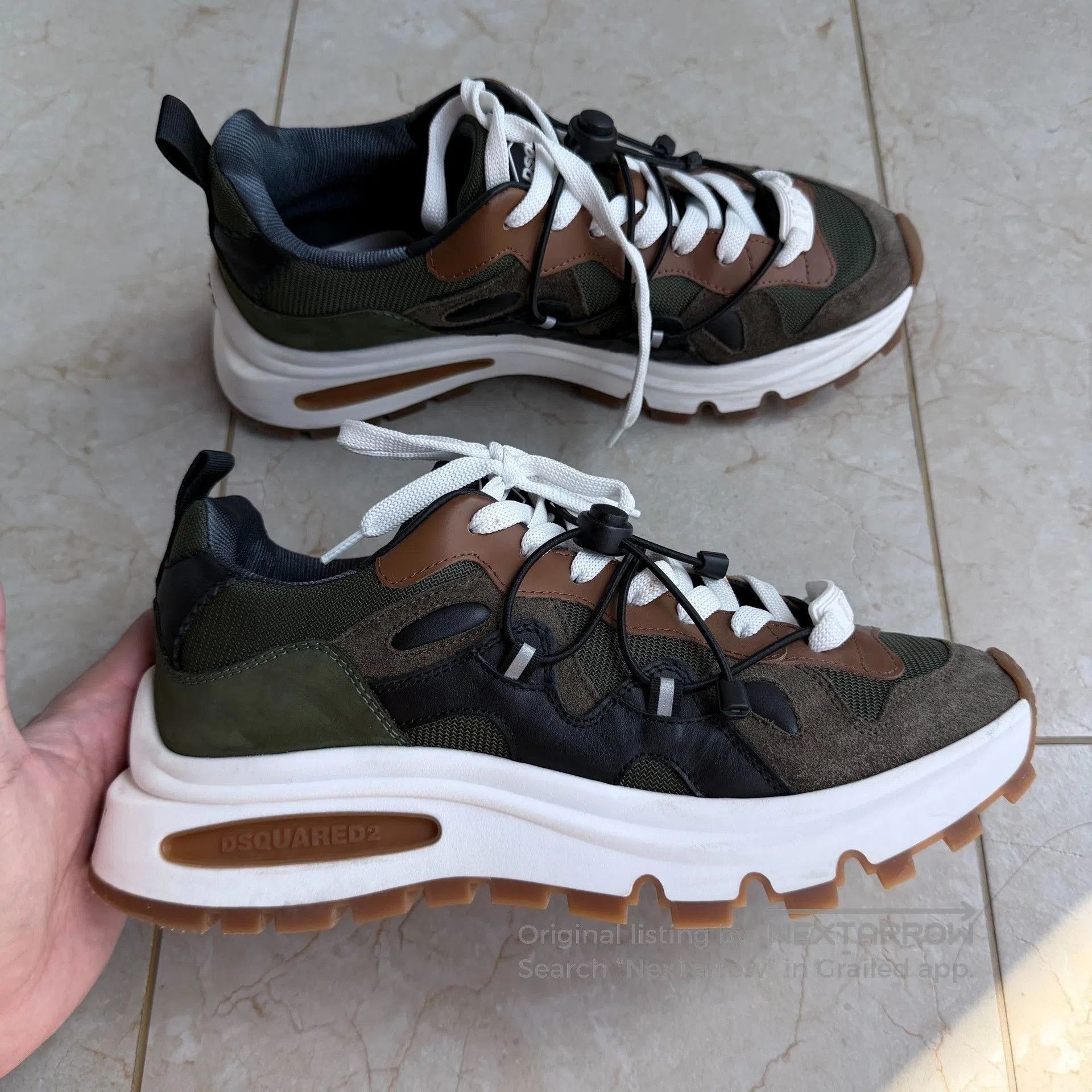 Dsquared2 DSQUARED2 2Run Running Dad Shoes. Size US 8 / EU 41 - 1 Thumbnail