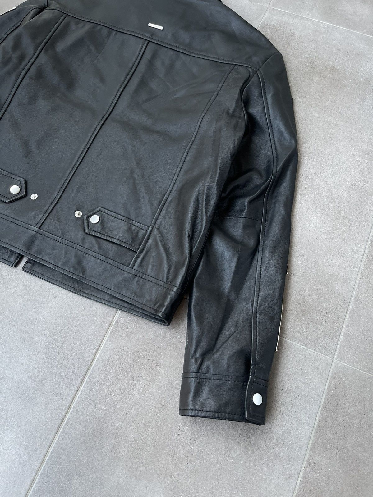 Deadwood !DS! AW23 Deadwood Gibbs Black Leather Jacket Size US M / EU 48-50 / 2 - 16 Thumbnail