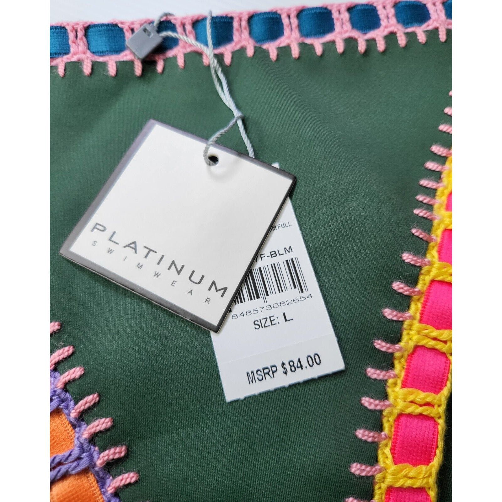 Other NWT PILYQ Platinum Solange Ferrarini Crochet Bikini Bottom L Size ONE SIZE - 4 Thumbnail