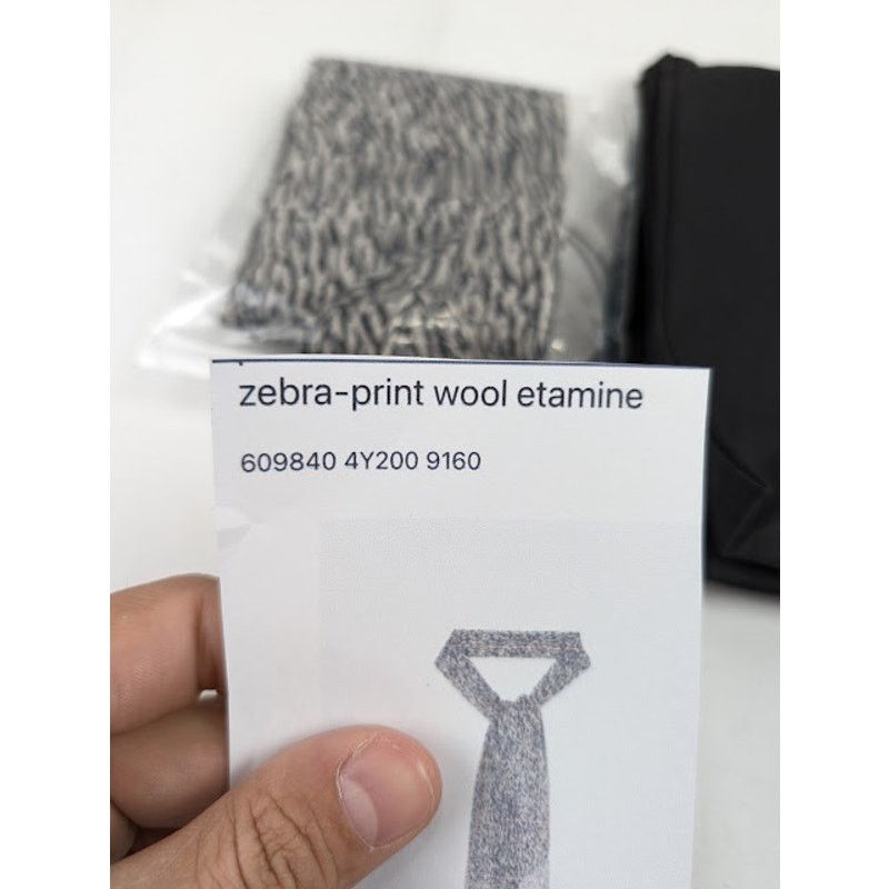 Saint Laurent Paris o1rshd1 Size: OS / Zebra Print Wool Etamine Size ONE SIZE - 17 Thumbnail