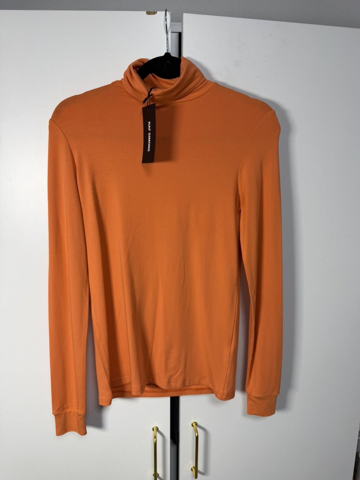 Raf Simons Raf Simons Orange Turtleneck sweater Size US S / EU 44-46 / 1 - 1 Thumbnail
