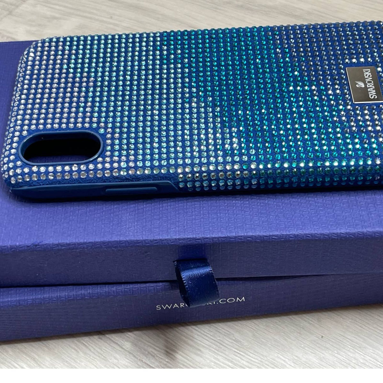 Swarovski Swarovski Crystalgram gradation of blue iPhone XS Max Case Size ONE SIZE - 5 Thumbnail