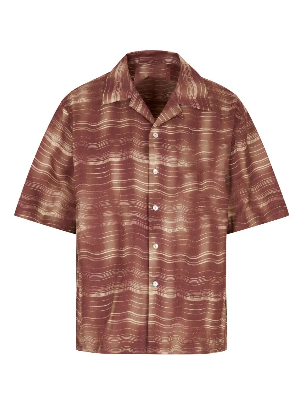 Other Ramie Bowling Shirt | Lightweight Natural Fiber Button Down Size US M / EU 48-50 / 2 - 3 Thumbnail
