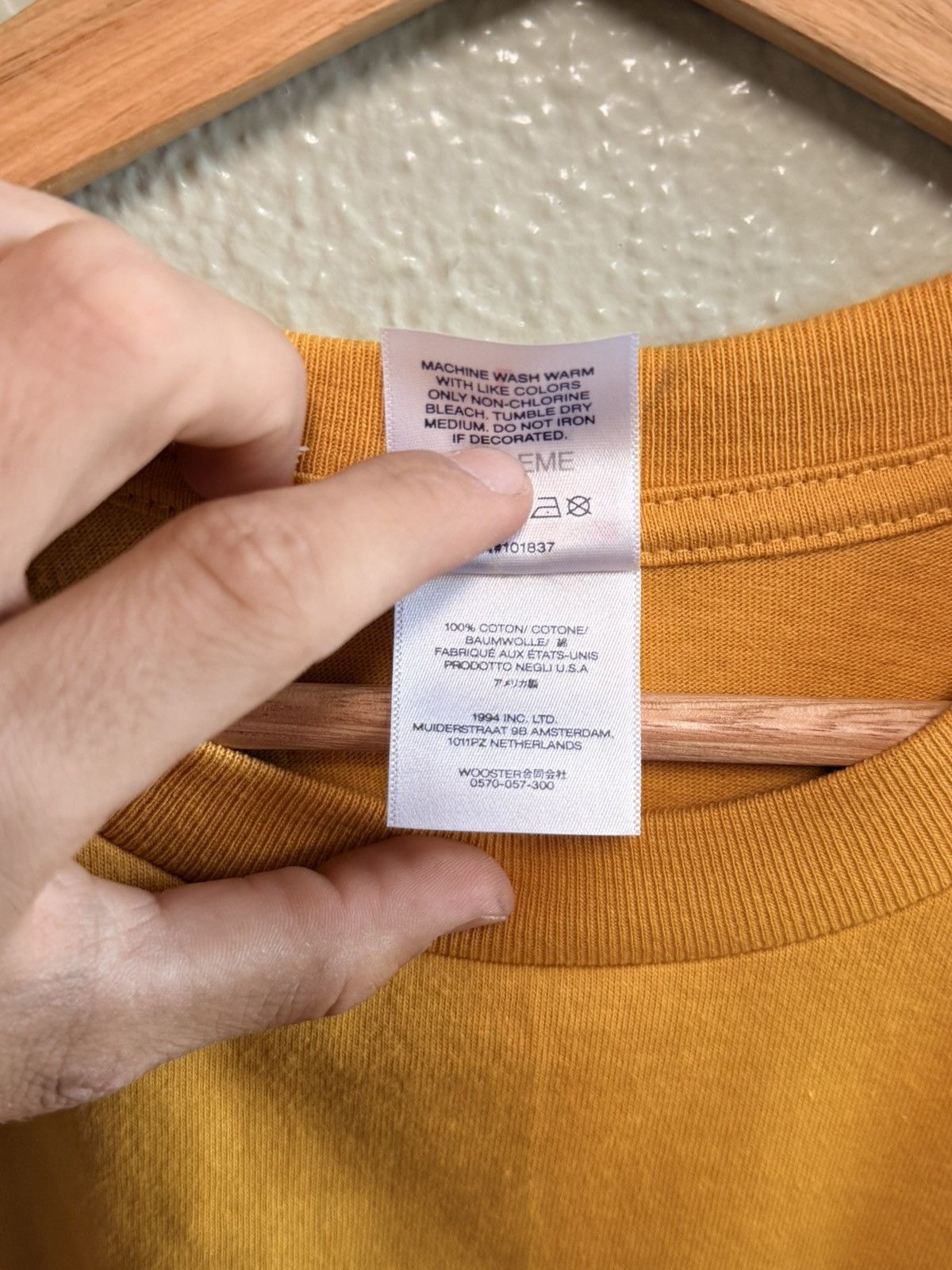 Supreme Supreme Logo Tee Size US L / EU 52-54 / 3 - 3 Thumbnail