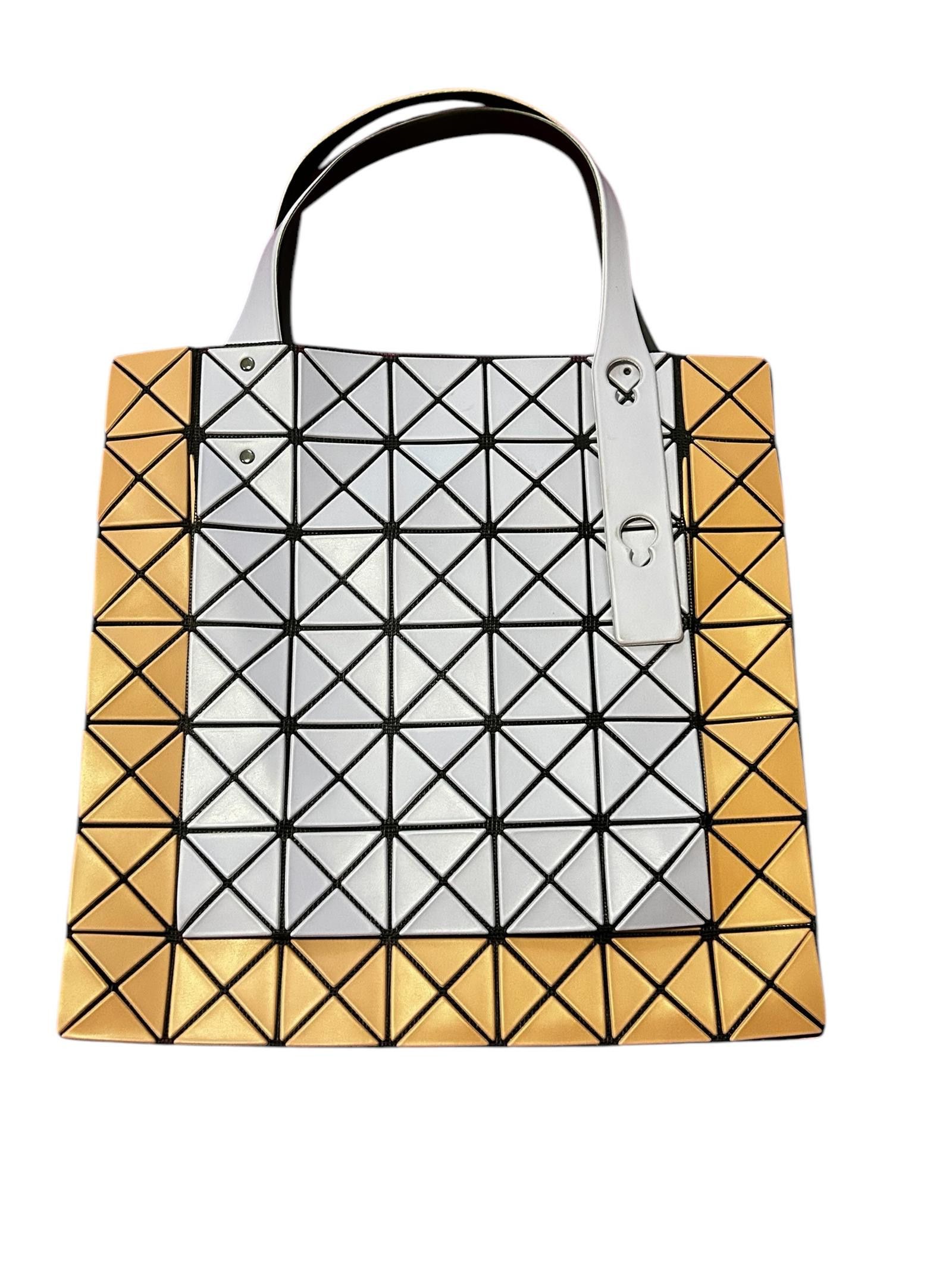 Designer Unique Geometric Tote Bag - Iridescent Multi-Color Design Size ONE SIZE - 3 Thumbnail