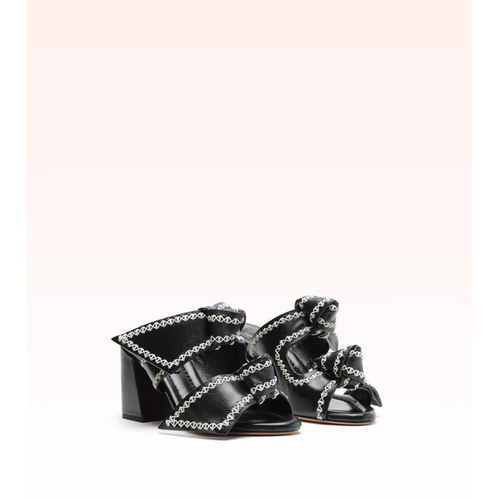 Alexandre Birman Alexandre Birman AsymmetricClarita Nappa Black Sandal EU36.5 Size US 6 / IT 36 - 2 Thumbnail