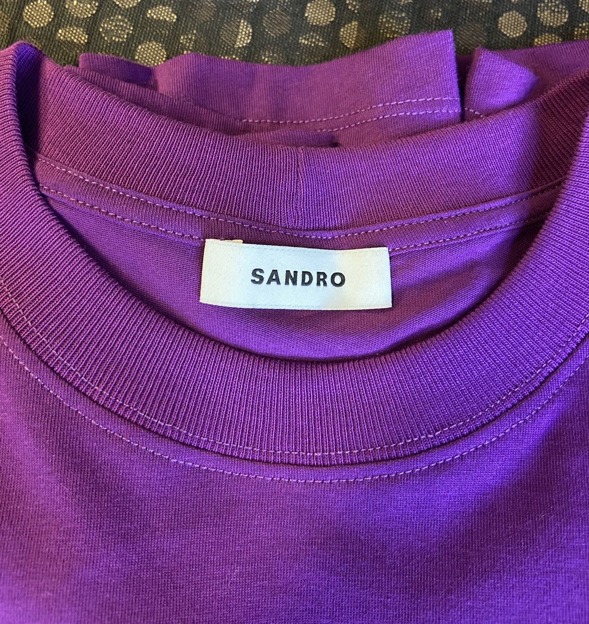 Sandro Sandro purple T shirt Size US M / EU 48-50 / 2 - 4 Thumbnail