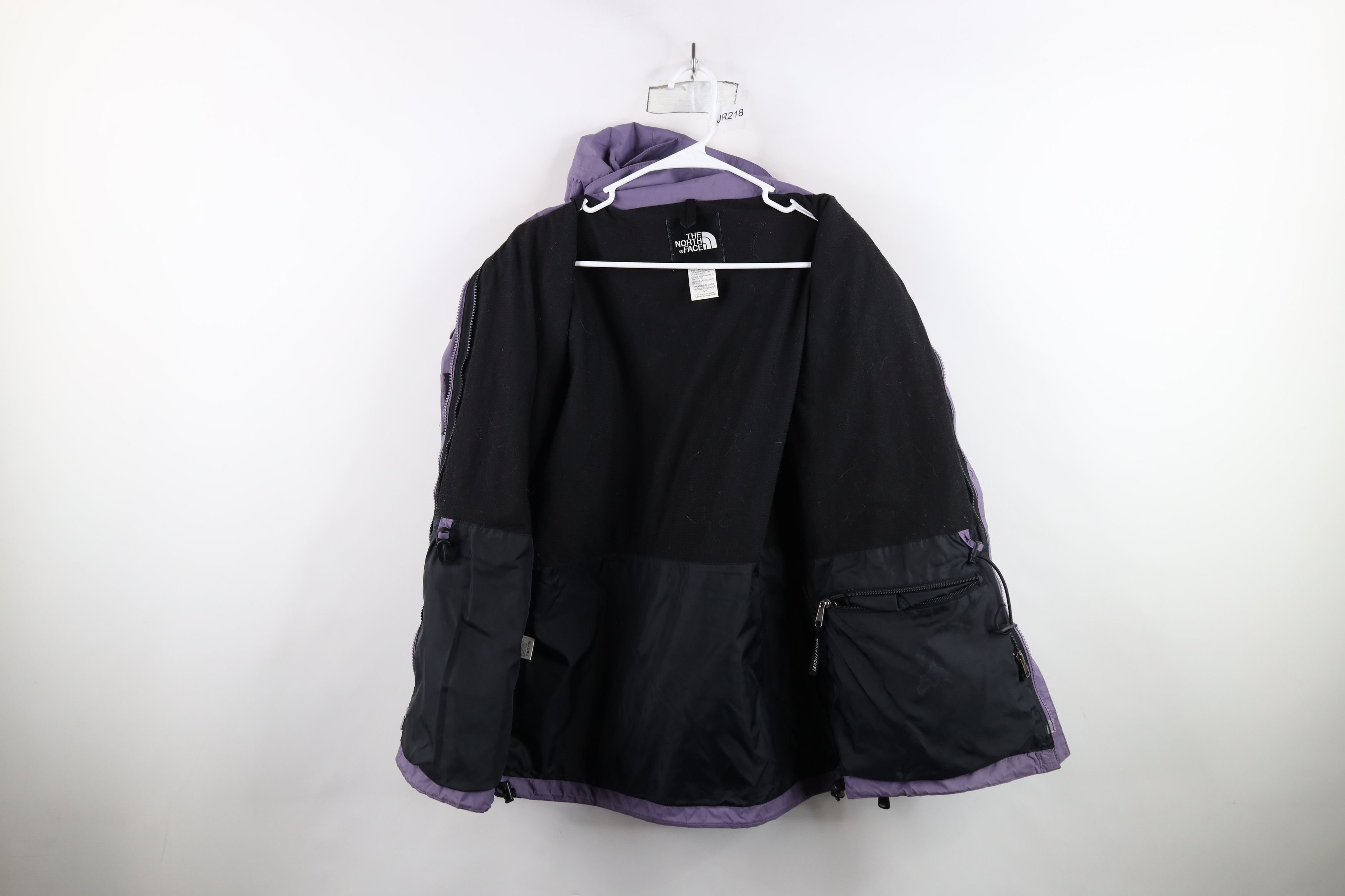 The North Face × Vintage Vintage 90s The North Face Goretex Hooded Jacket Purple Size S / US 4 / IT 40 - 10 Thumbnail