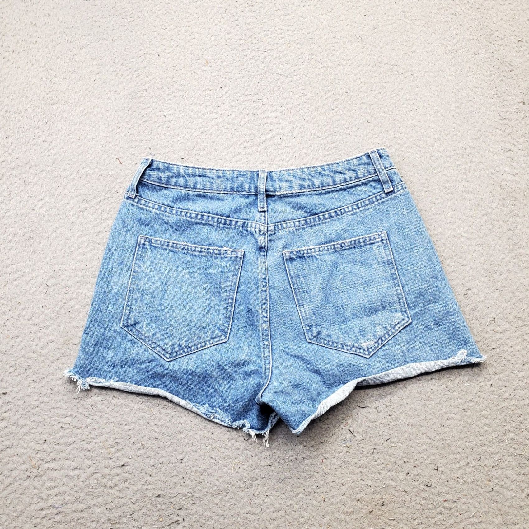 Denime Mumu Blue Jean Shorts Womens Size 27 Blue Denim Streetwear Y2K Distressed Distressed USA Casual Casual Womens Size 27" / US 4 / IT 40 - 2 Thumbnail