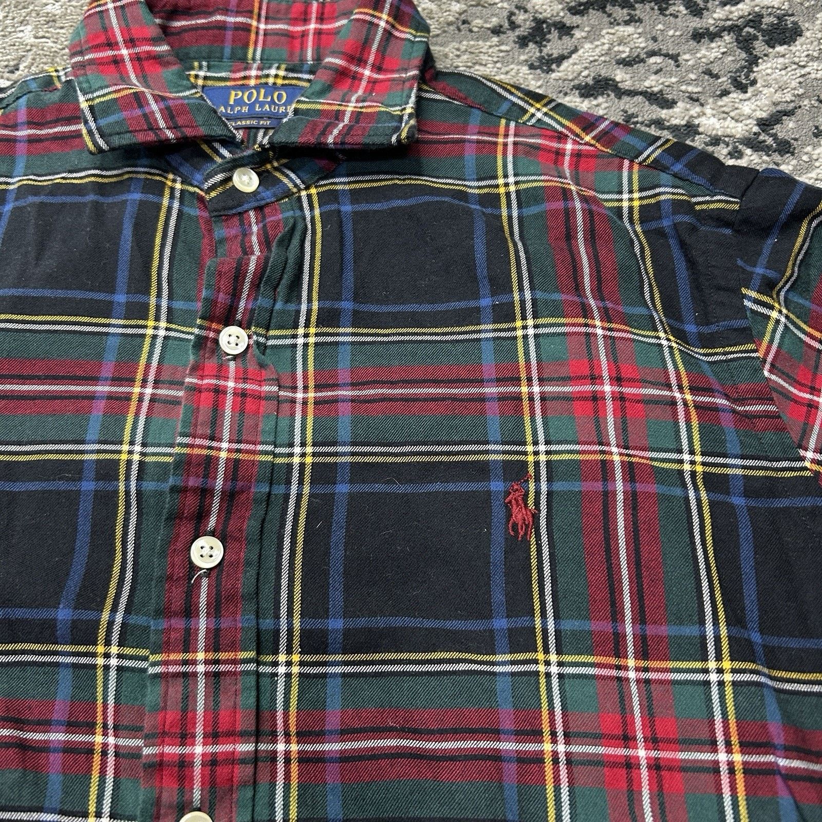 Polo Ralph Lauren Polo Ralph Lauren Classic Fit Plaid Cotton Button-up M Size US M / EU 48-50 / 2 - 2 Thumbnail