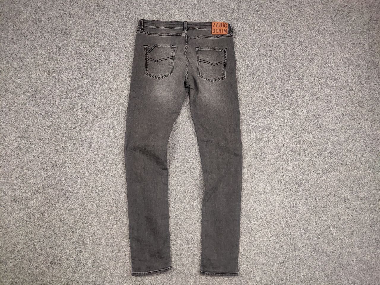 Zadig & Voltaire Zadig & Voltaire Design Slim Gray Denim Jeans Size US 31 - 8 Thumbnail
