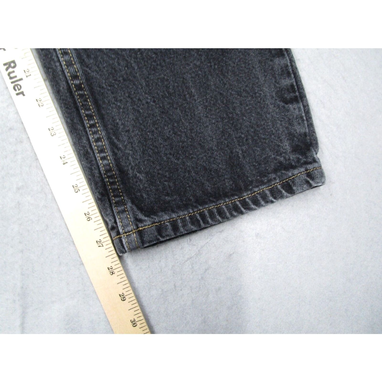 Anchor Blue VINTAGE Anchor Blue Black Original Straight Denim Jeans Mens 28x30 Regular Size US 28 / EU 44 - 7 Thumbnail