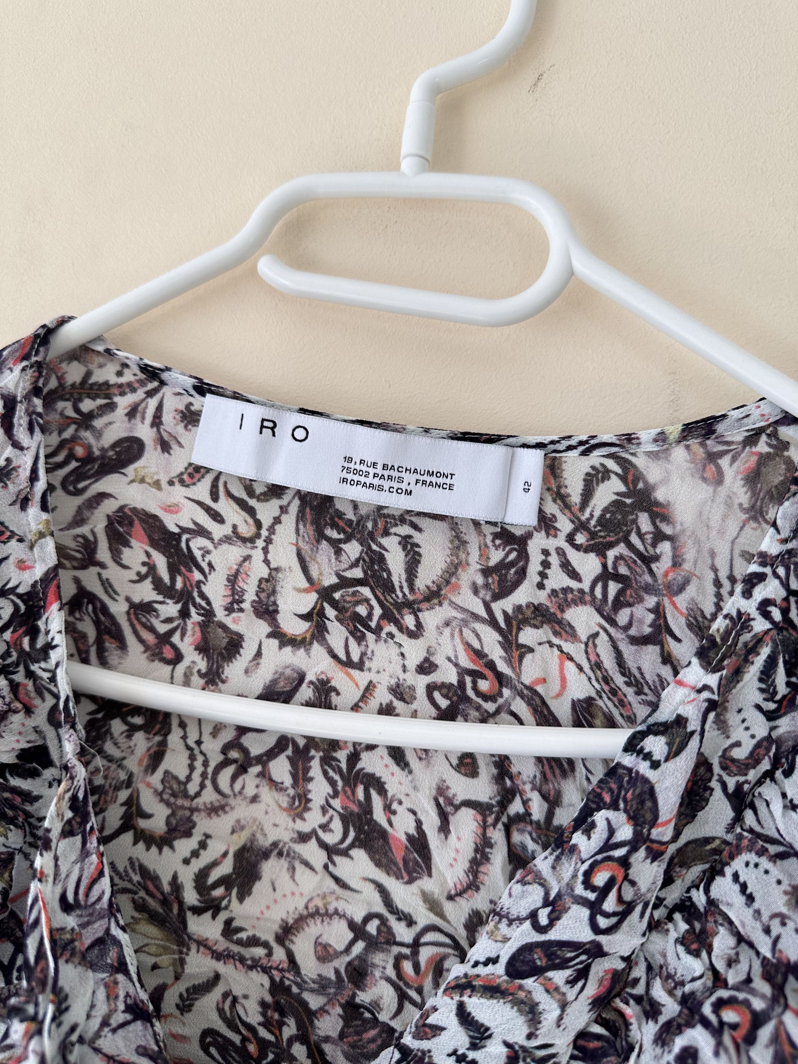 Iro Iro women floral shirt top Size L / US 10 / IT 46 - 4 Thumbnail