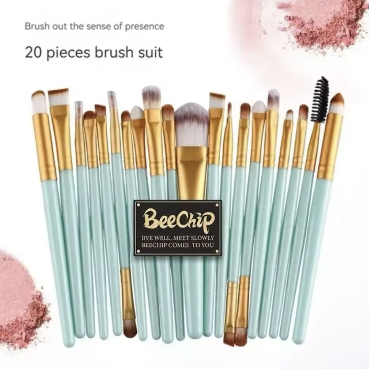 Designer BeeChip Makeup Brushes Set 13Pc Foundation Concealer Size ONE SIZE - 7 Thumbnail