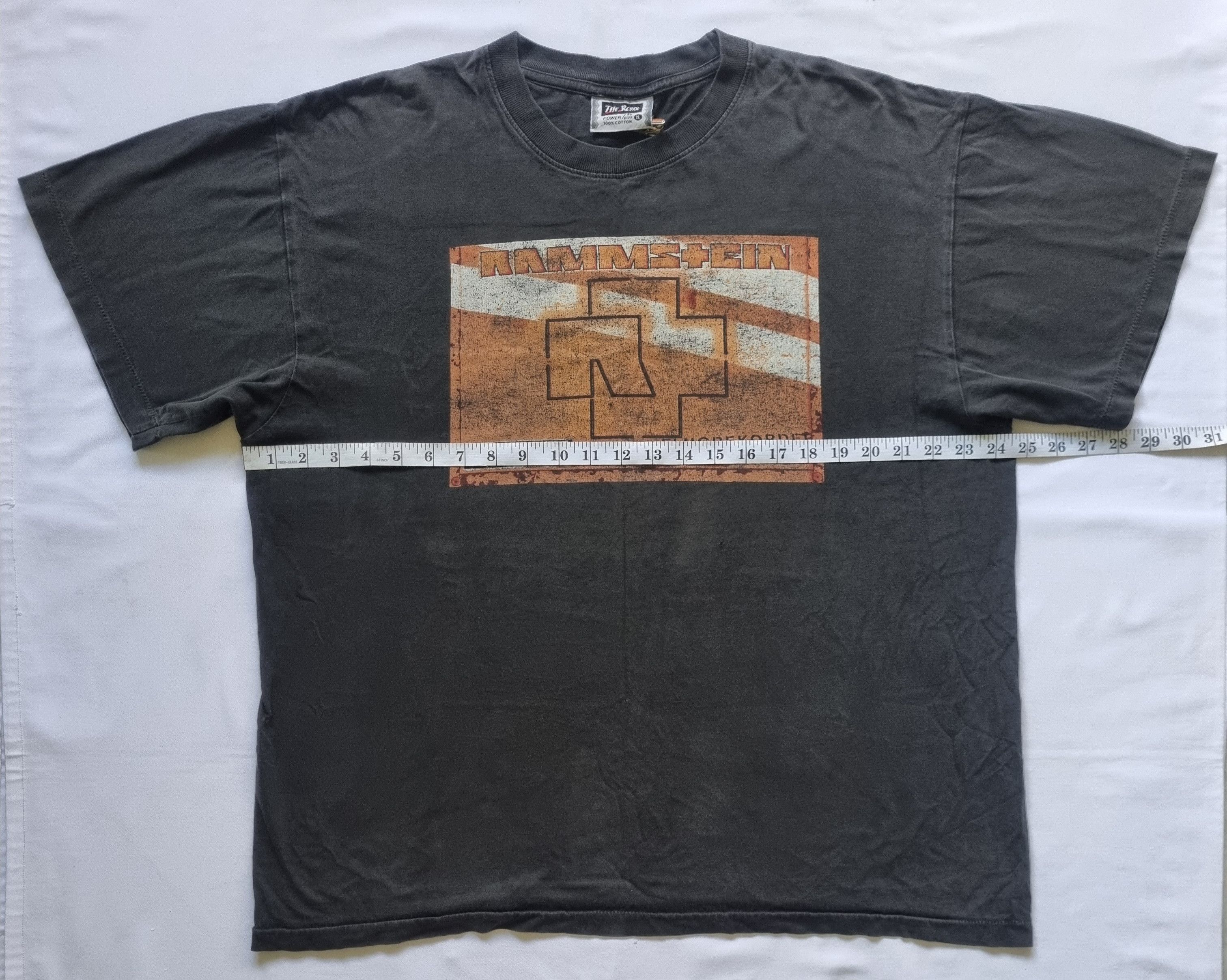 Band Tees × Vintage Vintage 90s Rammstein The Roxx T Shirt Industrial Metal Size US XL / EU 56 / 4 - 3 Thumbnail
