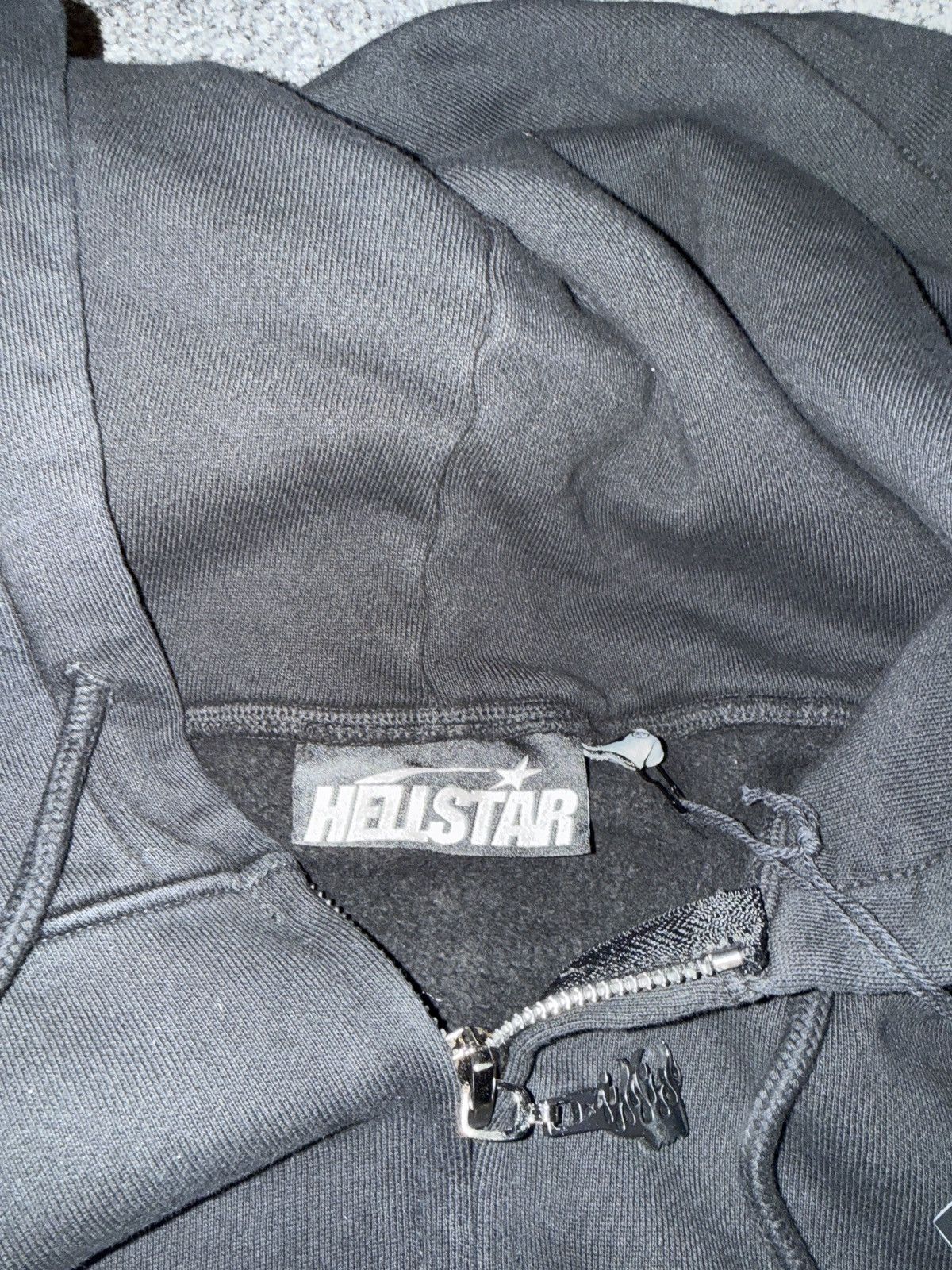 HELLSTAR Extremely rare ($500+ market) Hellstar Zip up (Black -XS) Size US XS / EU 42 / 0 - 7 Thumbnail
