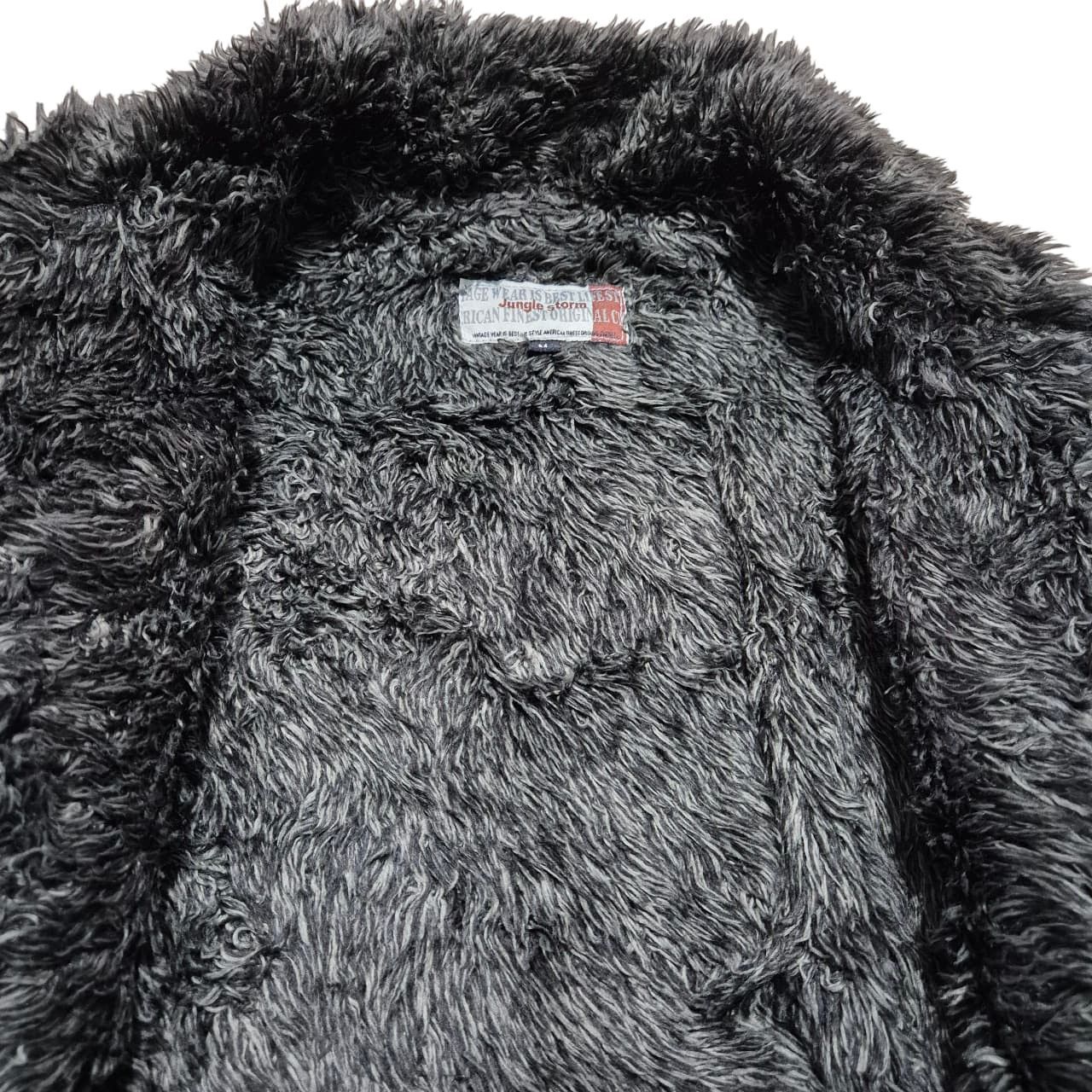 Japanese Brand Jungle storm denim sherpa jacket - ifsixwasnine lgb style Size US M / EU 48-50 / 2 - 7 Thumbnail
