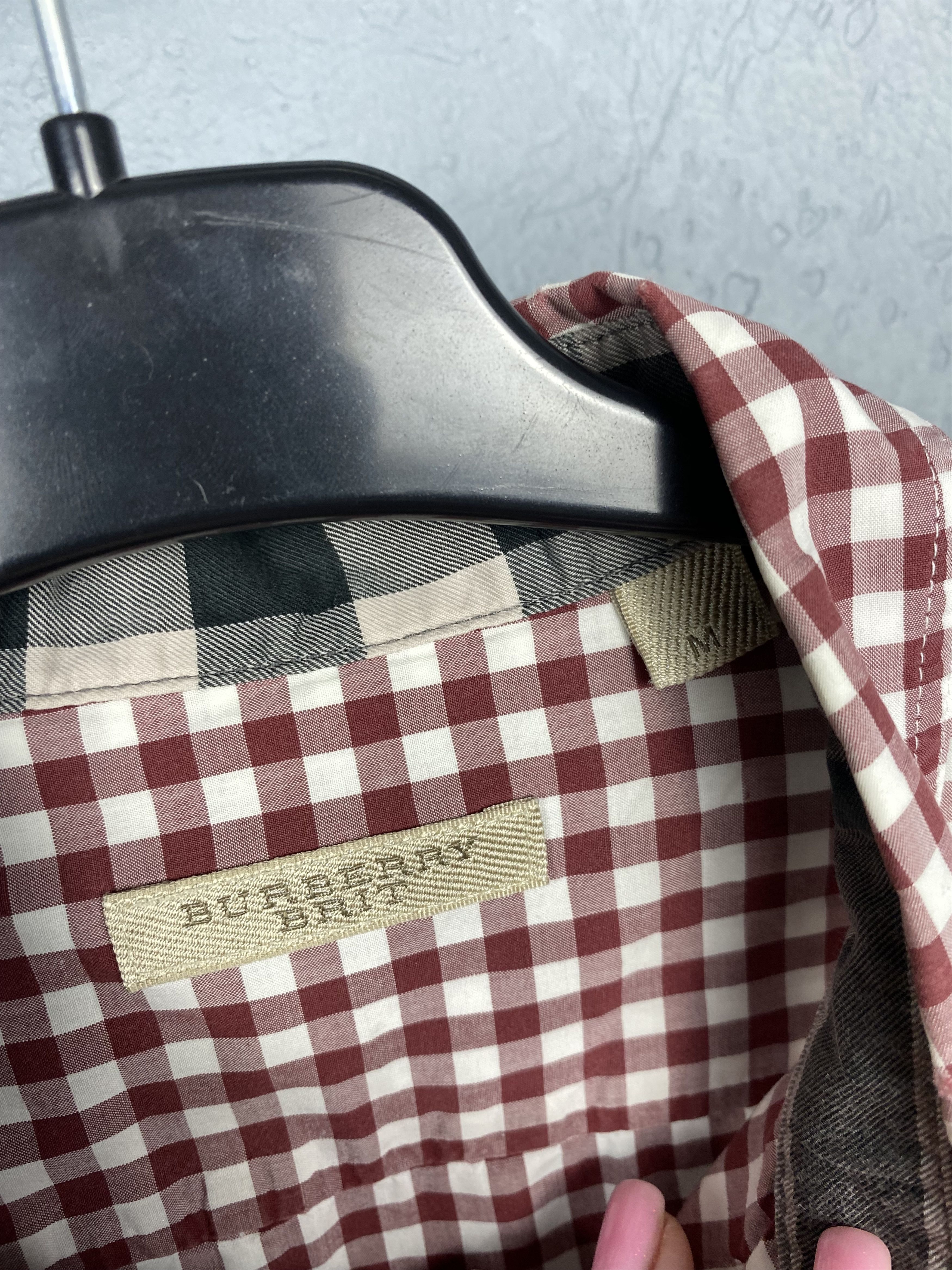 Burberry Burberry Brit Mens Long Sleeve Plaid Shirt Y2K Size US M / EU 48-50 / 2 - 5 Thumbnail