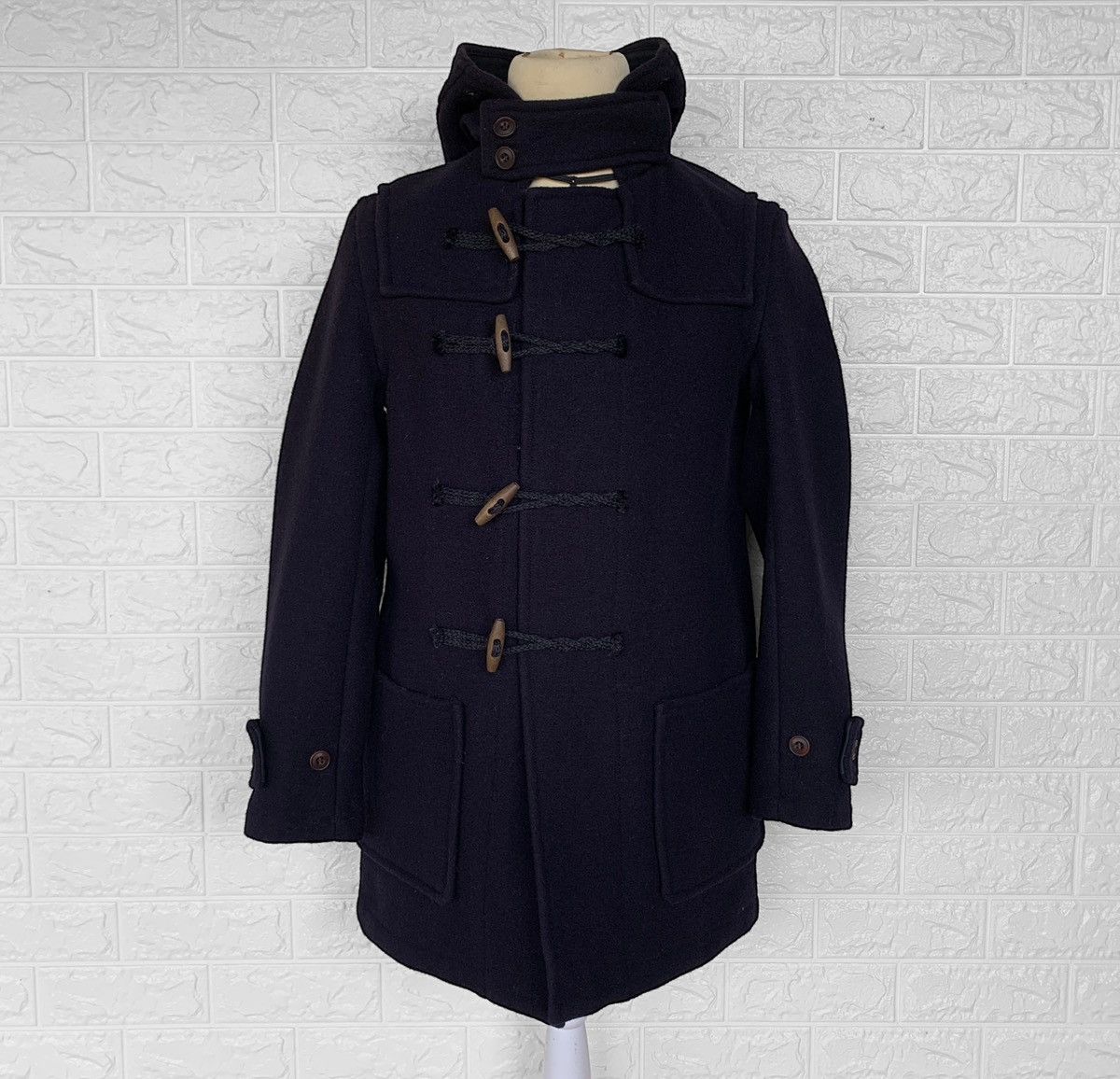 Comme des Garcons CDGH X GLOVERALL DUFFLE COAT WOOL JACKET HOODIE Size US S / EU 44-46 / 1 - 3 Thumbnail