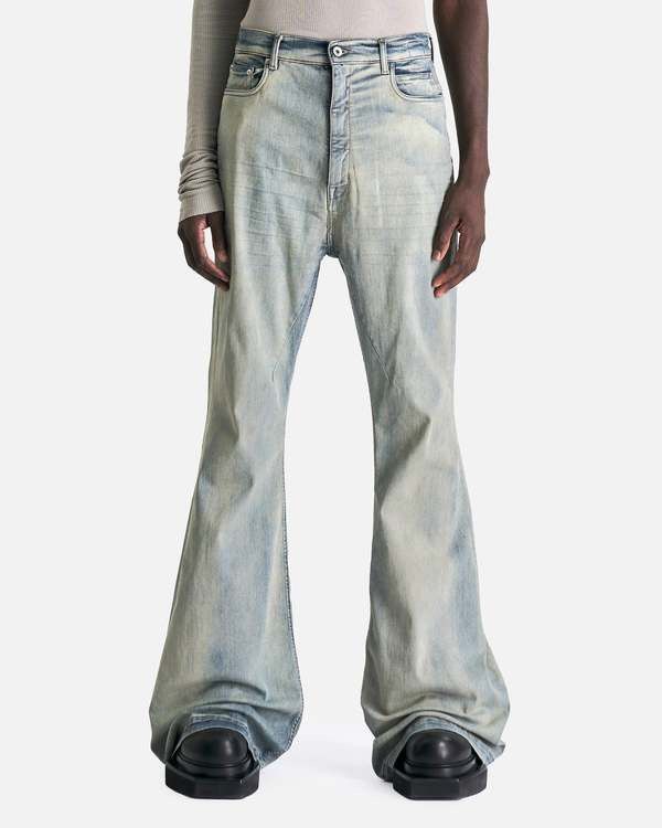 Rick Owens Drkshdw FREE TAX! Rick Owens Bolan Bootcut Sky Jeans Size US 32 / EU 48 - 12 Thumbnail