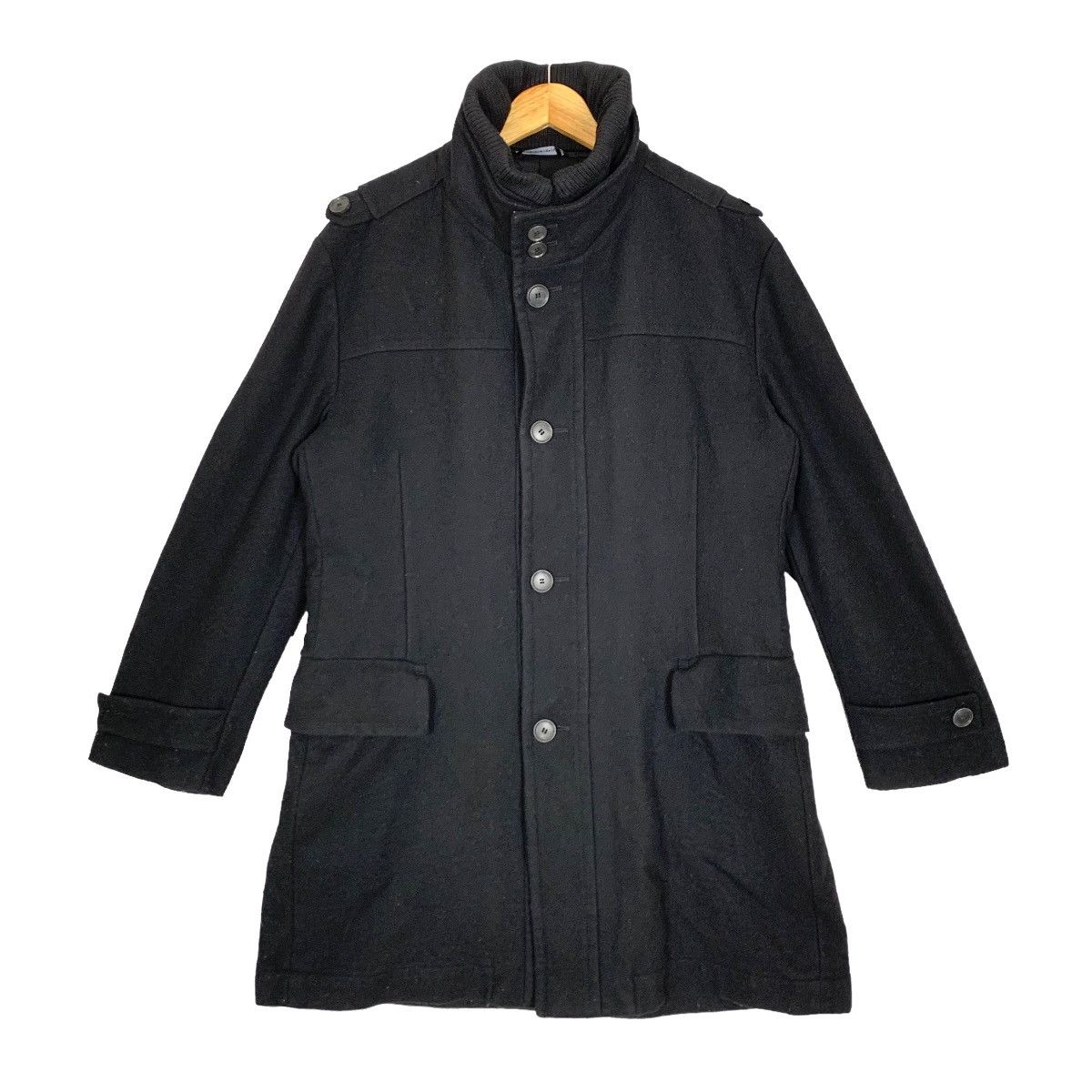 Hugo Boss Vintage Designer Hugo Boss Wool Trench Coat Size M Size US M / EU 48-50 / 2 - 1 Thumbnail