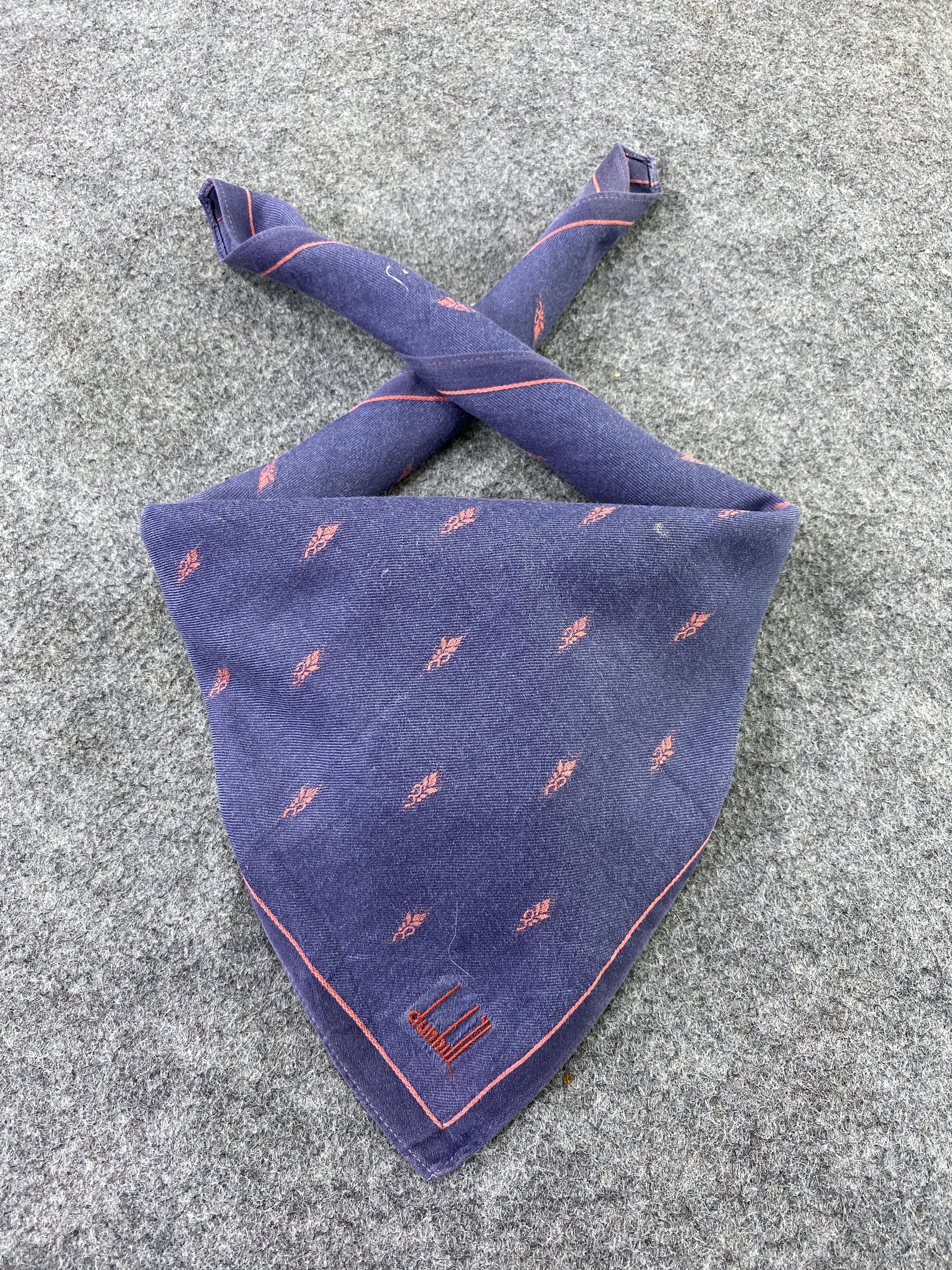 Alfred Dunhill × Vintage Alfred Dunhill Handkerchief / Bandana / Neckerchief-B209 Size ONE SIZE - 2 Thumbnail