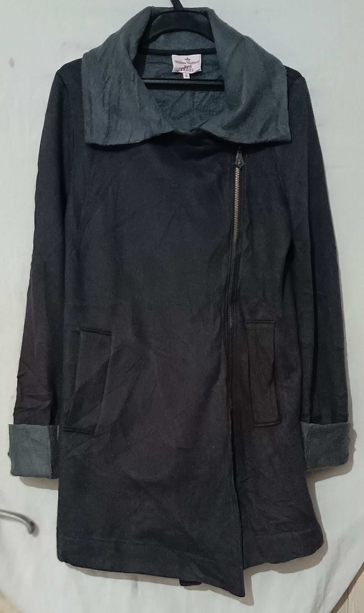 Ekam Rick Owens Black Asymmetrical 2 Zip Hoodie Style | Grailed